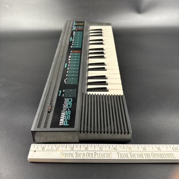 1987 Yamaha PortaSound PSS-130 VINTAGE Electronic Keyboard Japan Works - Picture 4 of 13